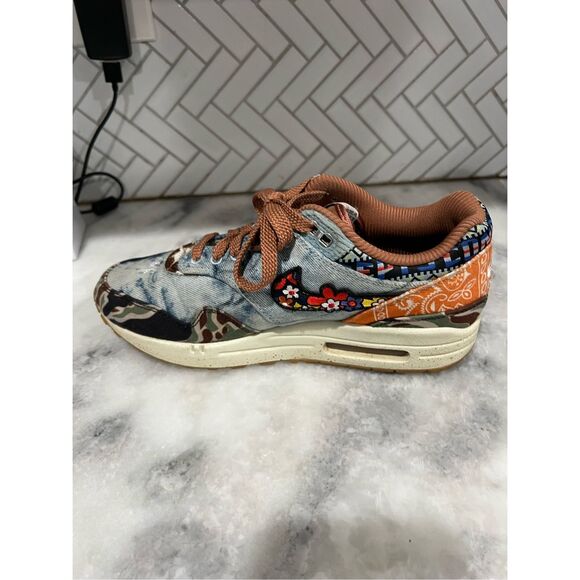 Nike Air Max 1 DN1803-900 Denim Camo Patchwork US 7 Multicolor Rare main image 10